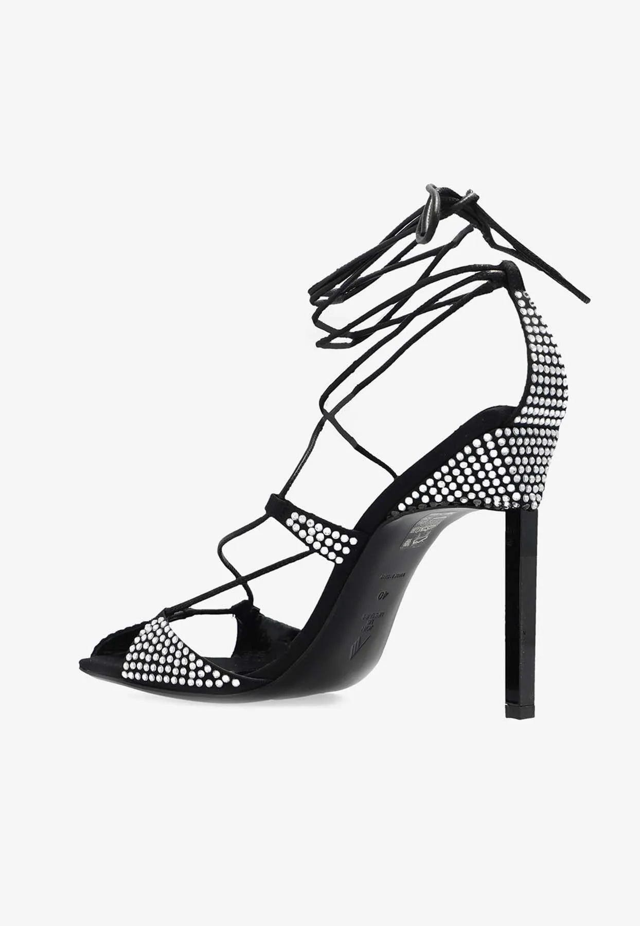 Adele 105 Crystal-Embellished Sandals