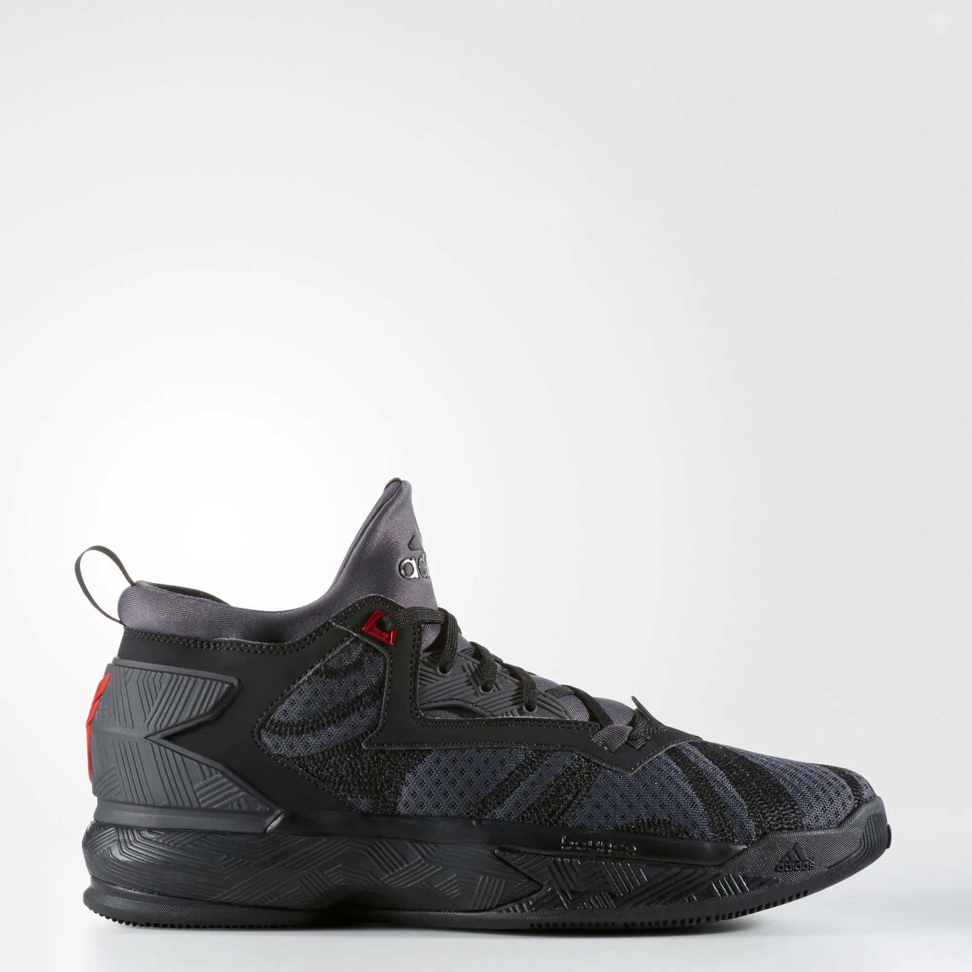 Adidas D Lillard 2.0 Basketball Boots/Shoes - Grey/Black/White