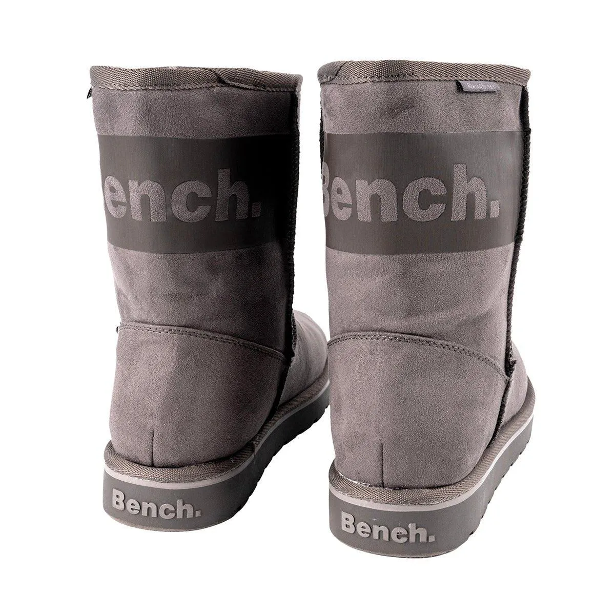 Bench. Snow Boots Fabric Grey Colour For Women