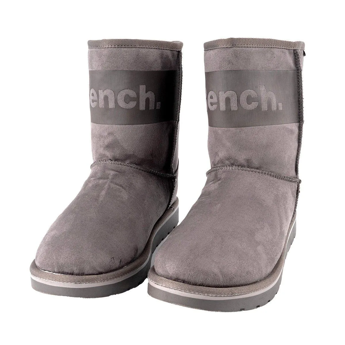 Bench. Snow Boots Fabric Grey Colour For Women