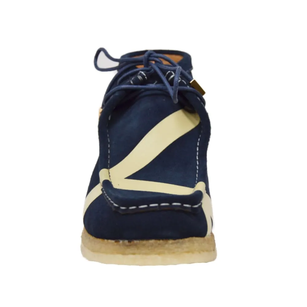 British Walkers Wallabee Boots Walker Stripe Men's Striped Suede Ankle Boots
