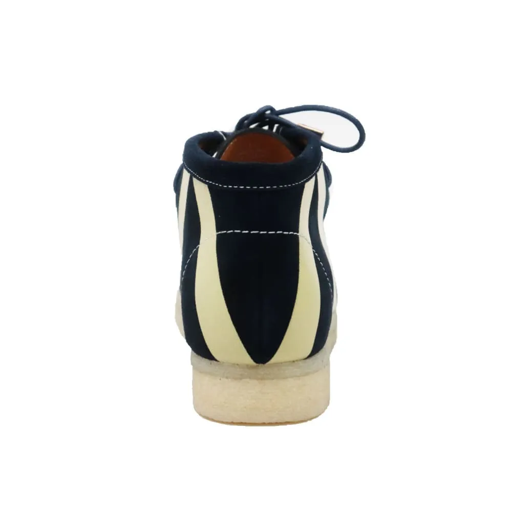 British Walkers Wallabee Boots Walker Stripe Men's Striped Suede Ankle Boots