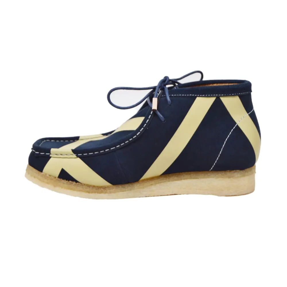 British Walkers Wallabee Boots Walker Stripe Men's Striped Suede Ankle Boots