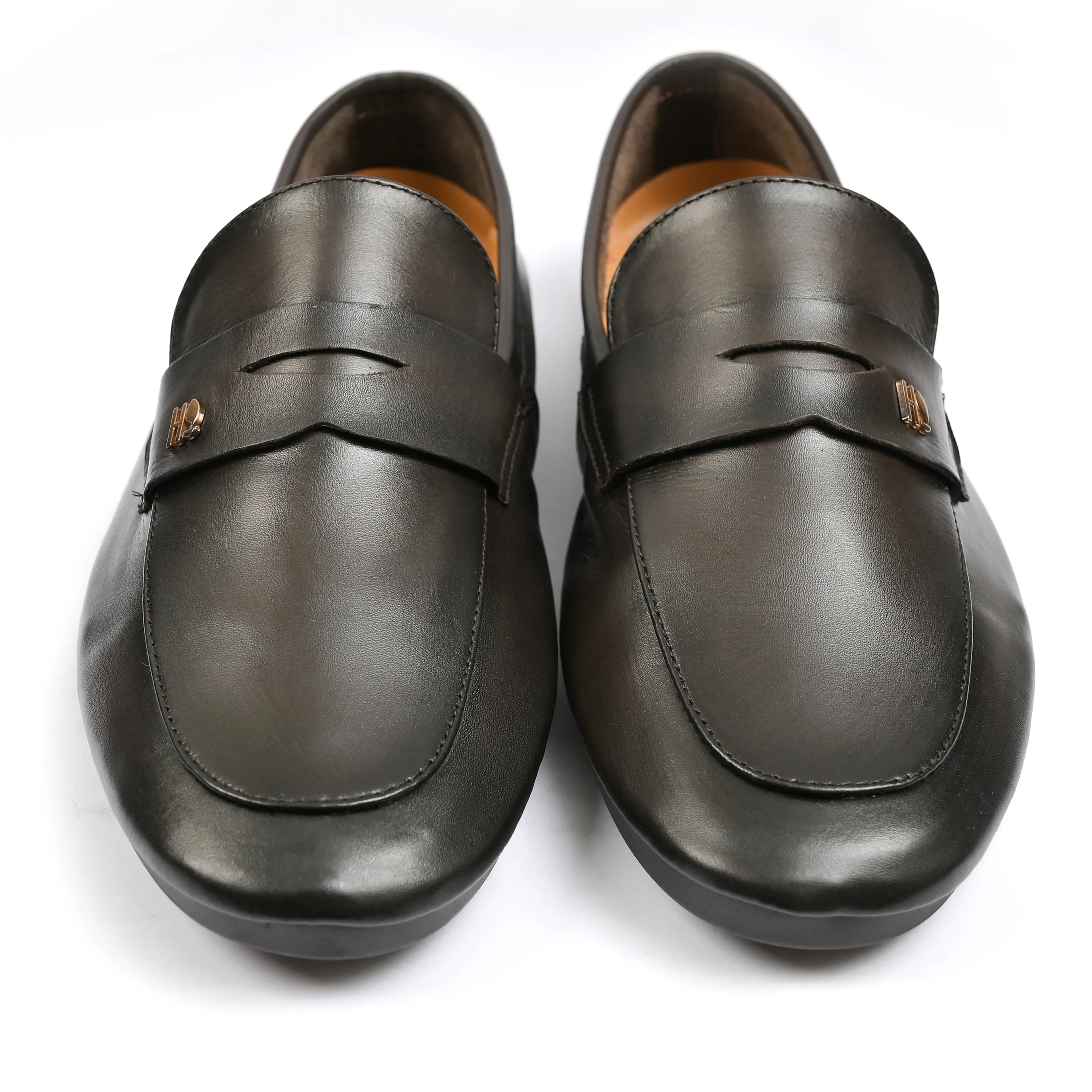 BROWN SOFT LEATHER LOAFERS