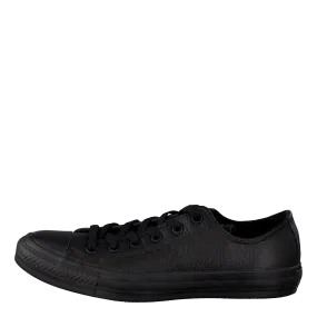 Chuck Taylor All Star Ox Leather Black Monochrome