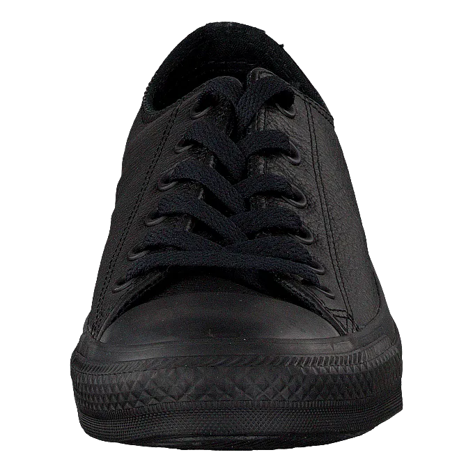 Chuck Taylor All Star Ox Leather Black Monochrome