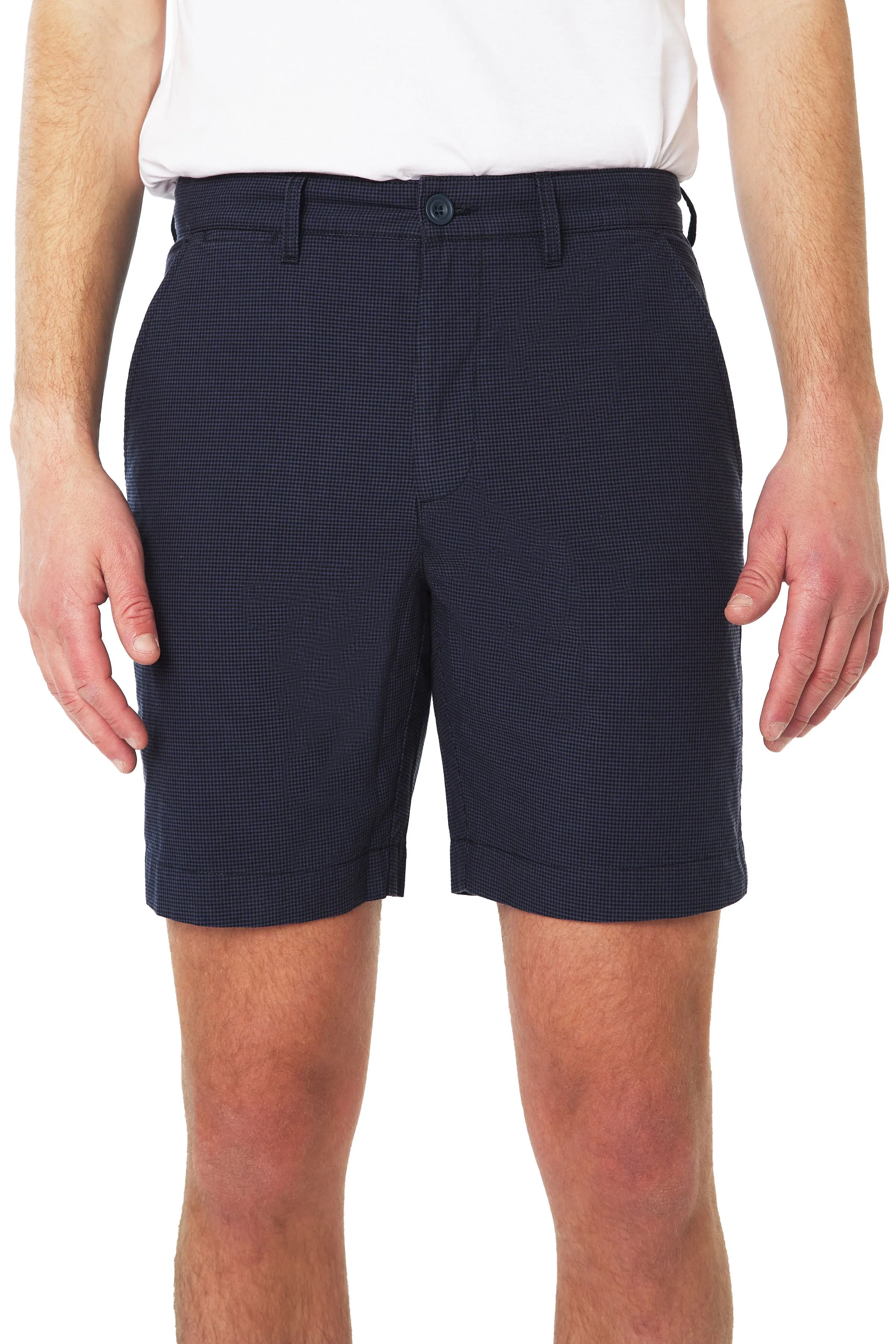 COTTON CHECK SHORT