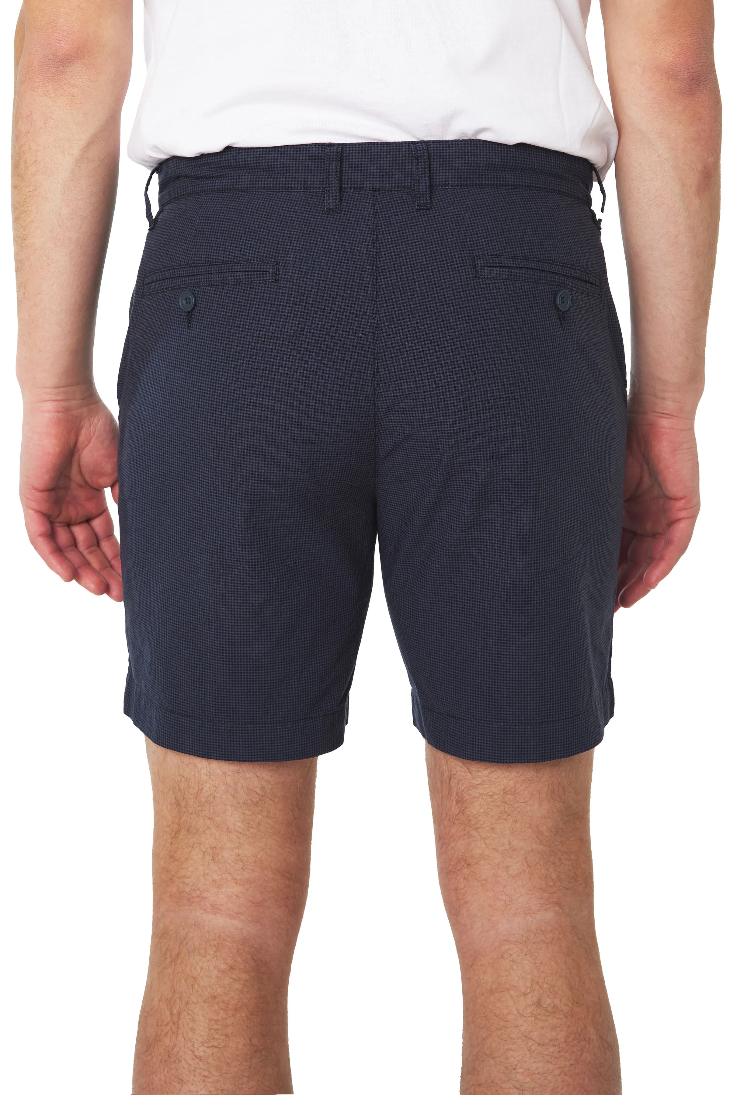COTTON CHECK SHORT