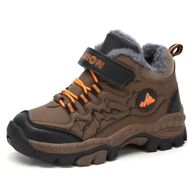Cozy Kids' Fur Snow Boots - Waterproof & Non-slip