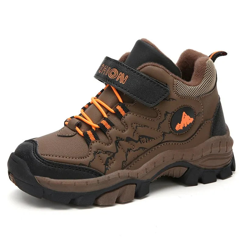 Cozy Kids' Fur Snow Boots - Waterproof & Non-slip