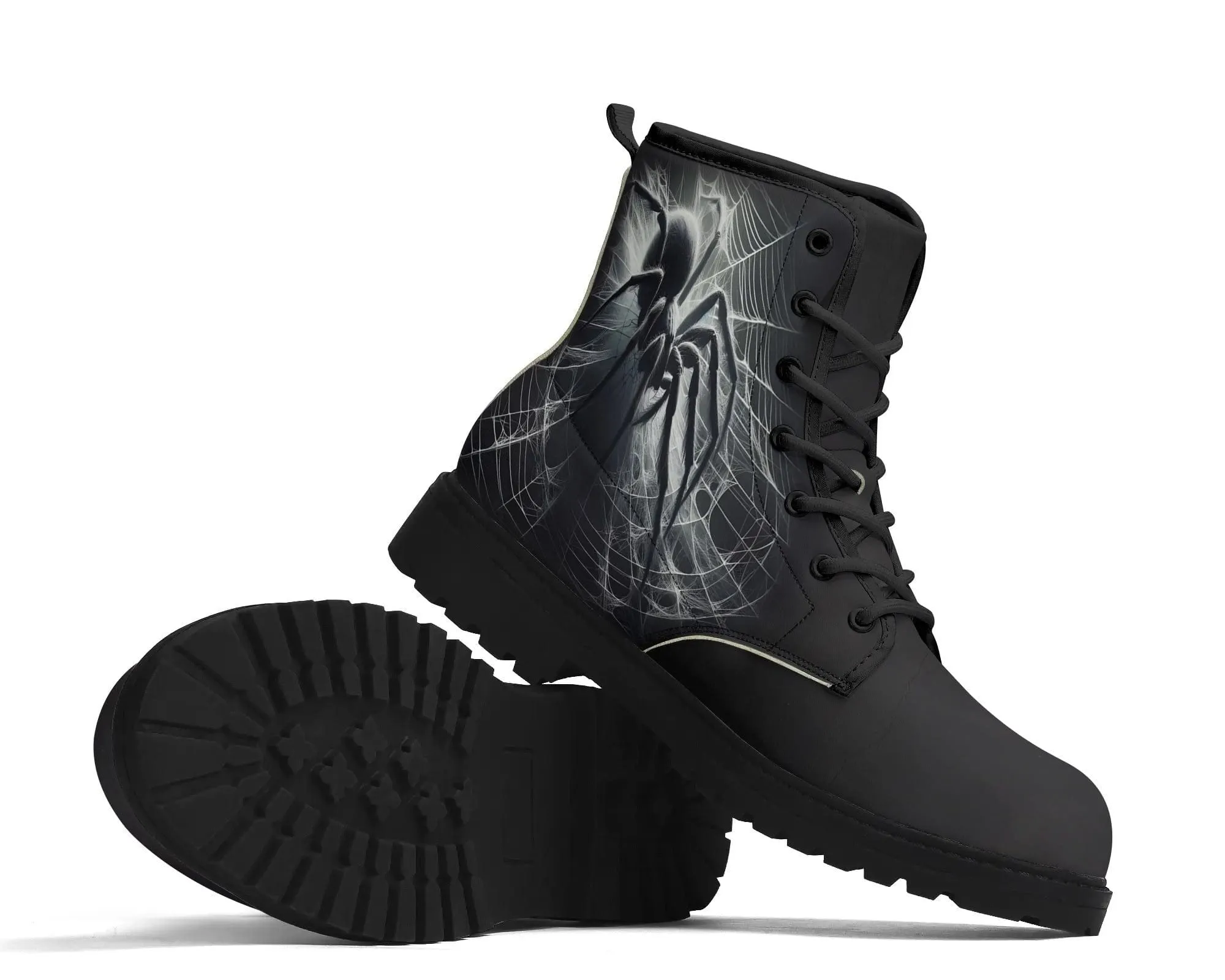 Creepy Crawly Leather Boots