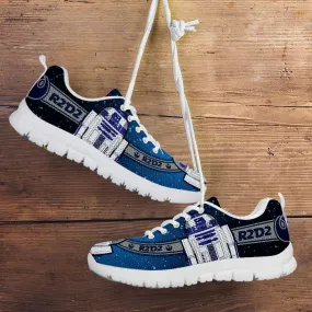 Fan Art R2-D2 Running Shoes - Blue / Grey