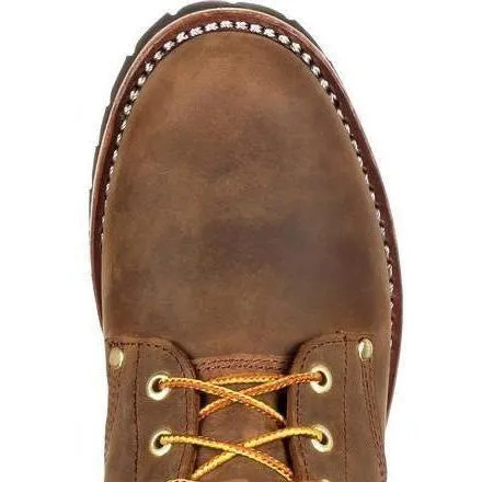 Georgia Men's 8" Waterproof Steel Toe Insulated Logger Work Boot - Brown - GB00065