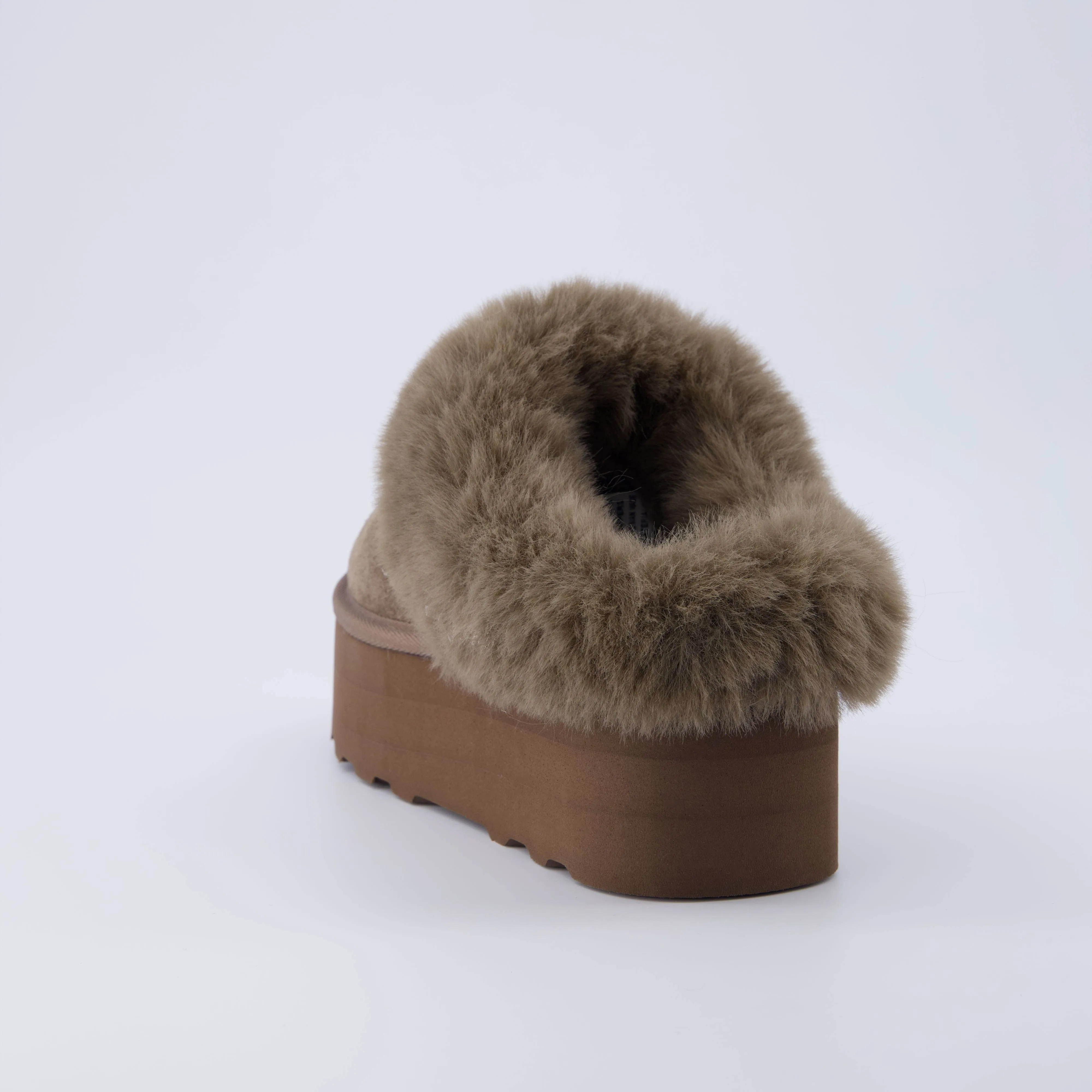 Husky Suede Cozy Platform Mule
