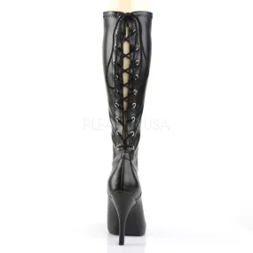 Lace-up Back High Heel Knee Boots EVE-208