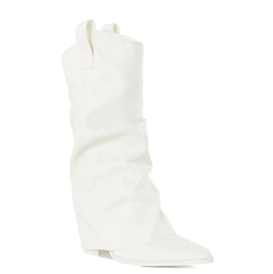 Liliana Coleen-1 Drape Over Shark Boots