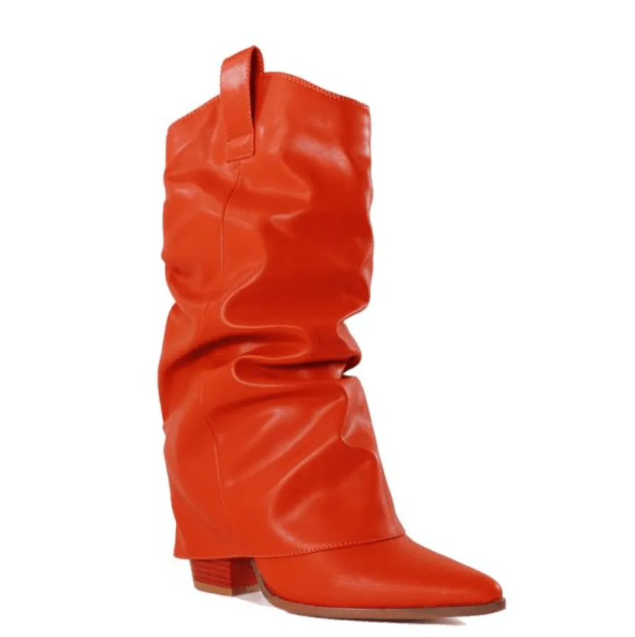 Liliana Coleen-1 Drape Over Shark Boots