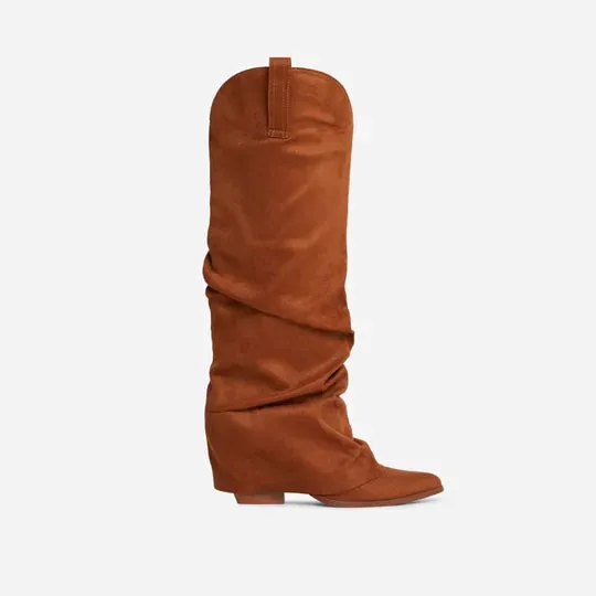 Liliana Coleen-1 Drape Over Shark Boots