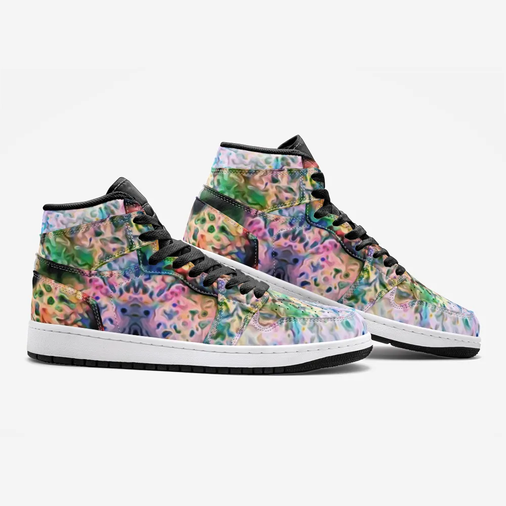 Lurian Wobble Psychedelic Full-Style High-Top Sneakers