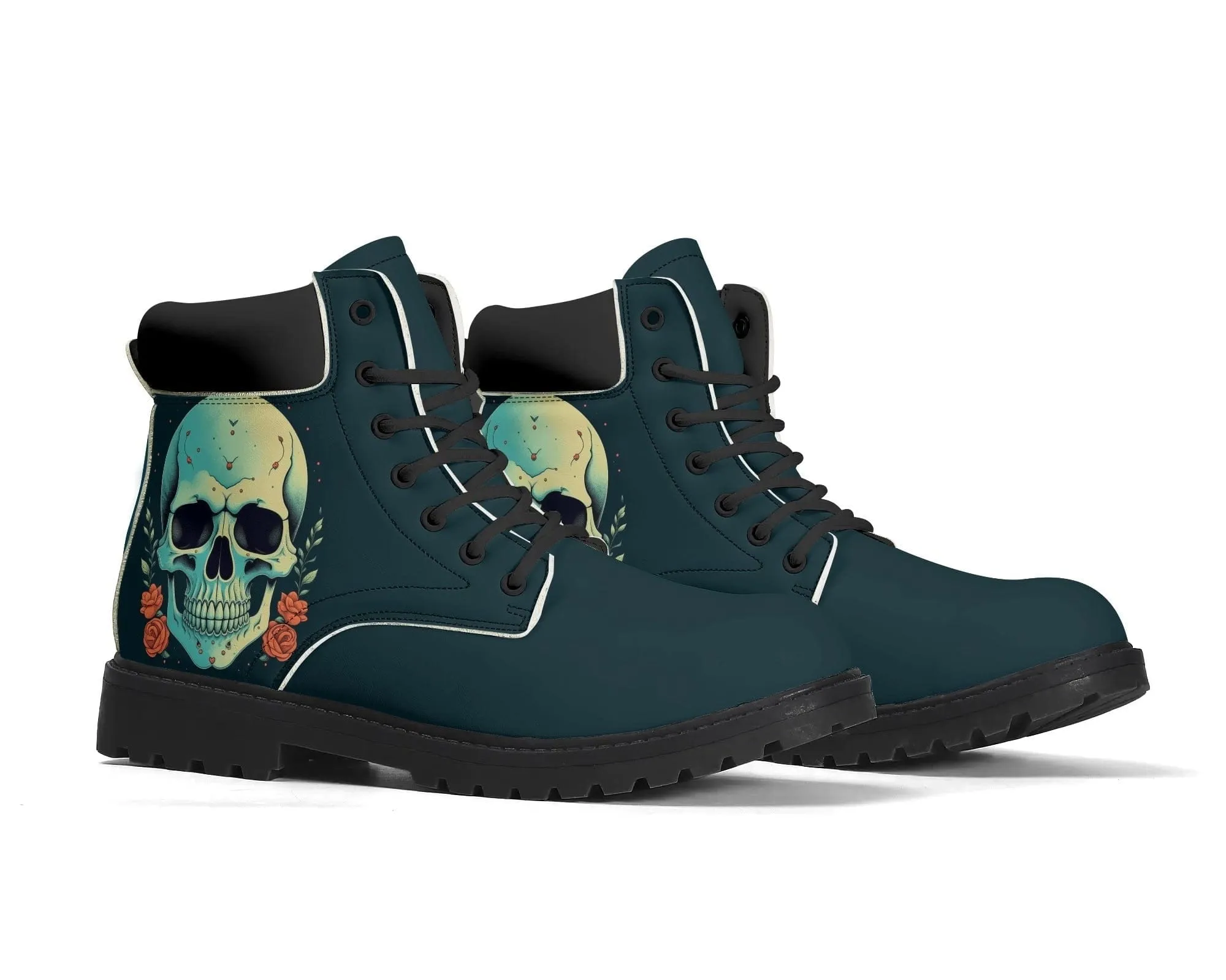 Minty Skull Classic Boots