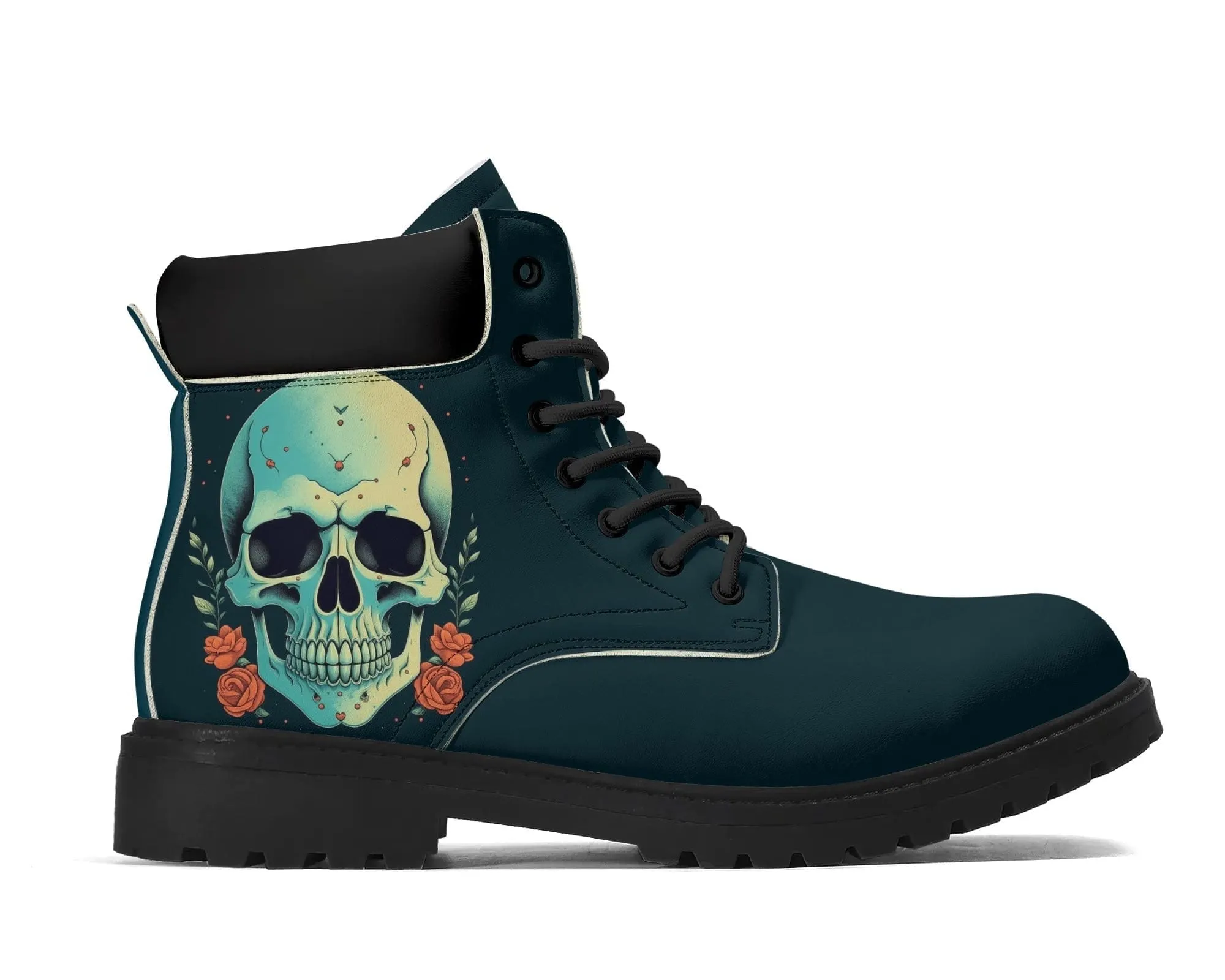 Minty Skull Classic Boots