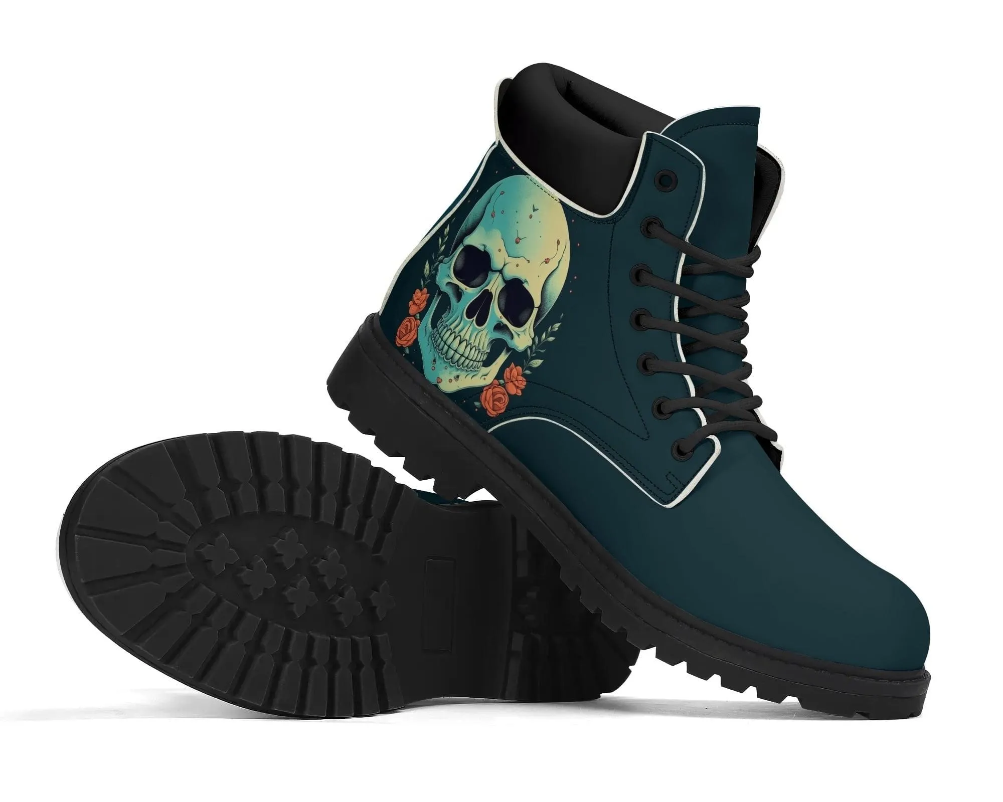 Minty Skull Classic Boots