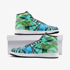 Pinwheel Pyxus Psychedelic Full-Style High-Top Sneakers