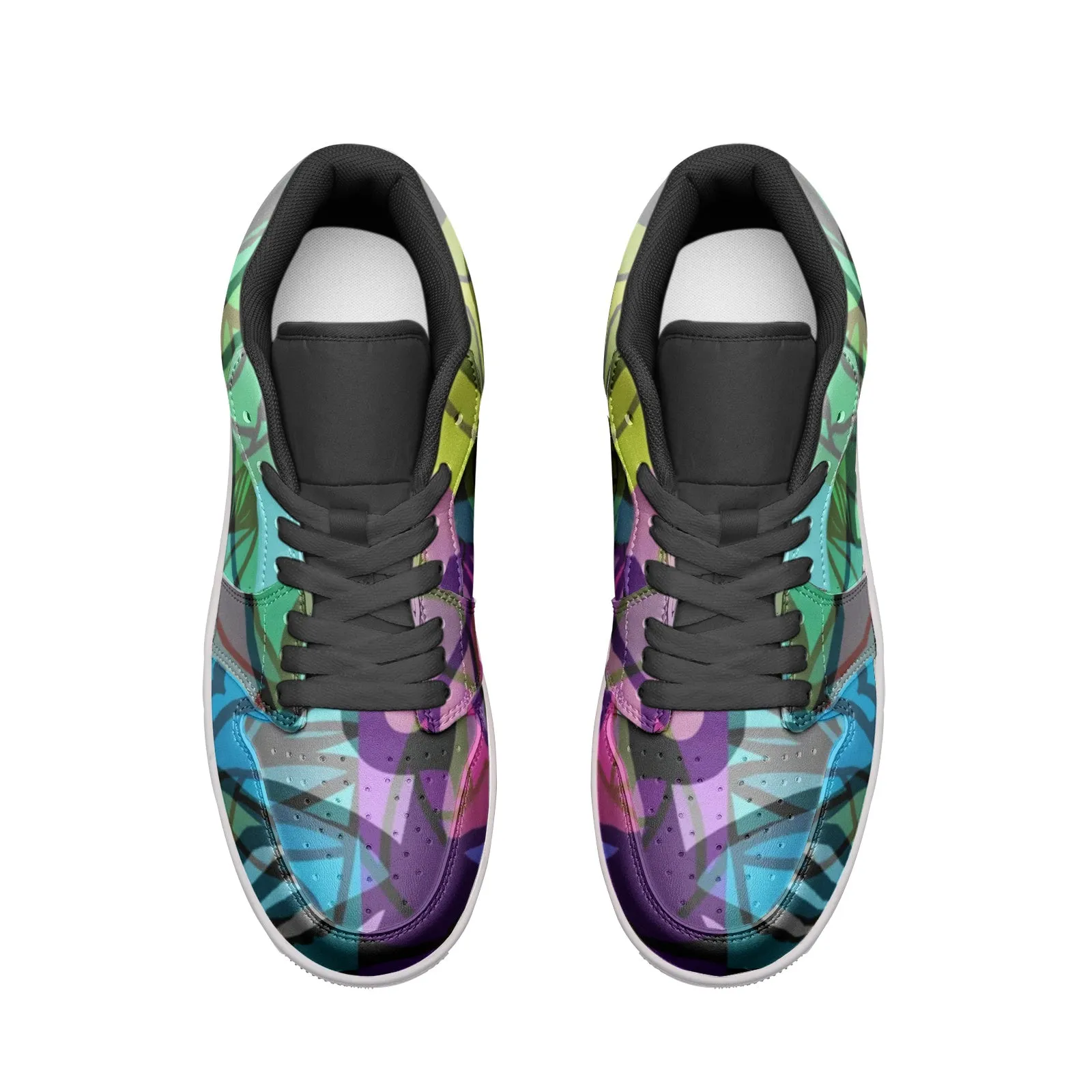 Pinwheel Pyxus Psychedelic Full-Style Low-Top Sneakers