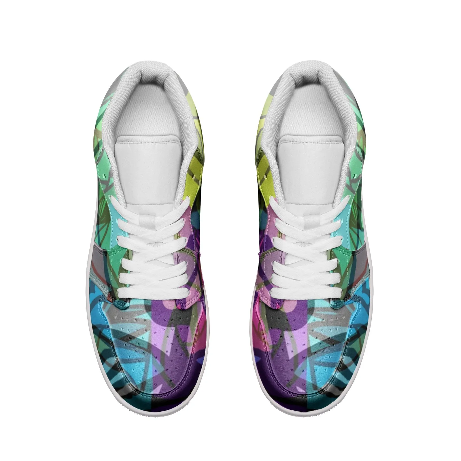 Pinwheel Pyxus Psychedelic Full-Style Low-Top Sneakers
