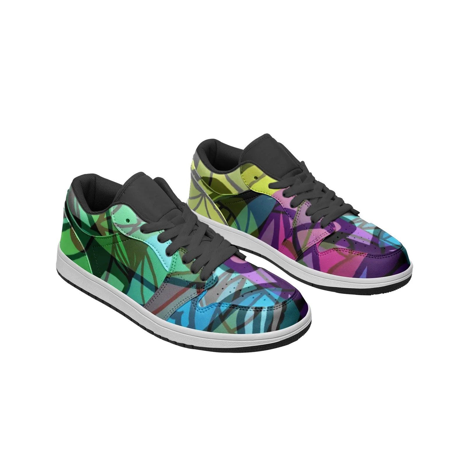 Pinwheel Pyxus Psychedelic Full-Style Low-Top Sneakers