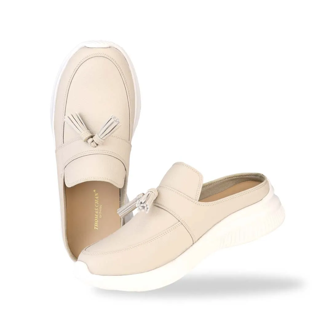 [Pre-Order] Feather-Light Tassel Slide-On Loafers 1.25"inch [Cozy Wear Series][Smaller Fit]