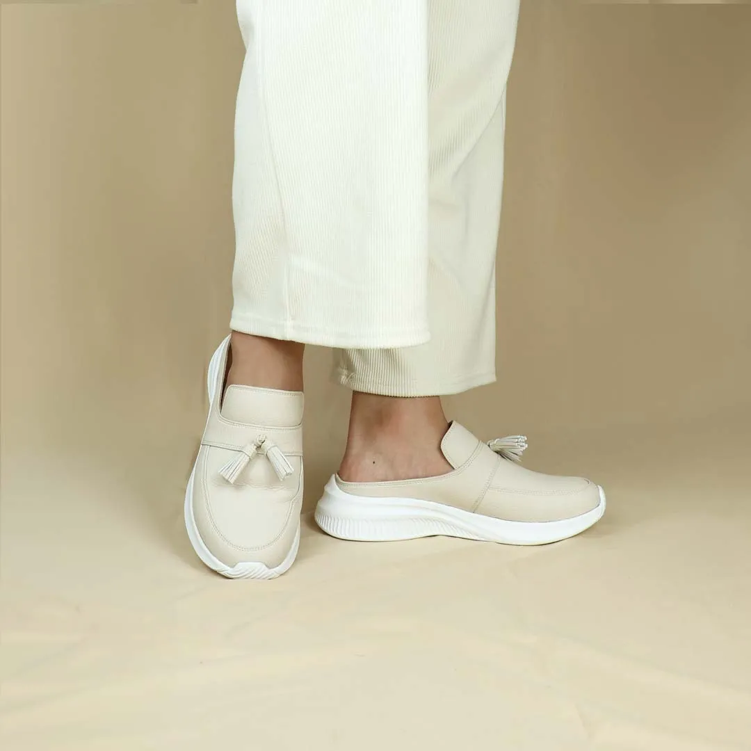 [Pre-Order] Feather-Light Tassel Slide-On Loafers 1.25"inch [Cozy Wear Series][Smaller Fit]