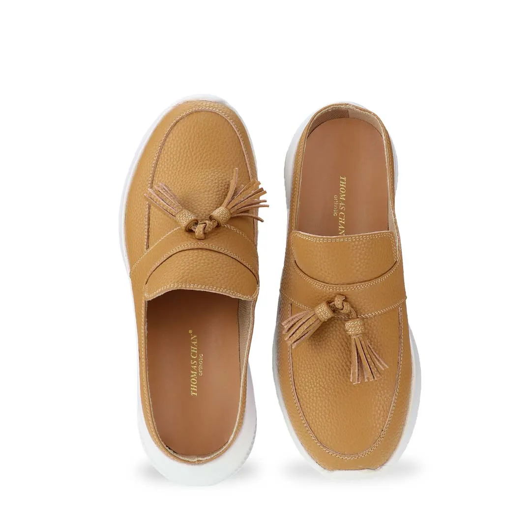 [Pre-Order] Feather-Light Tassel Slide-On Loafers 1.25"inch [Cozy Wear Series][Smaller Fit]