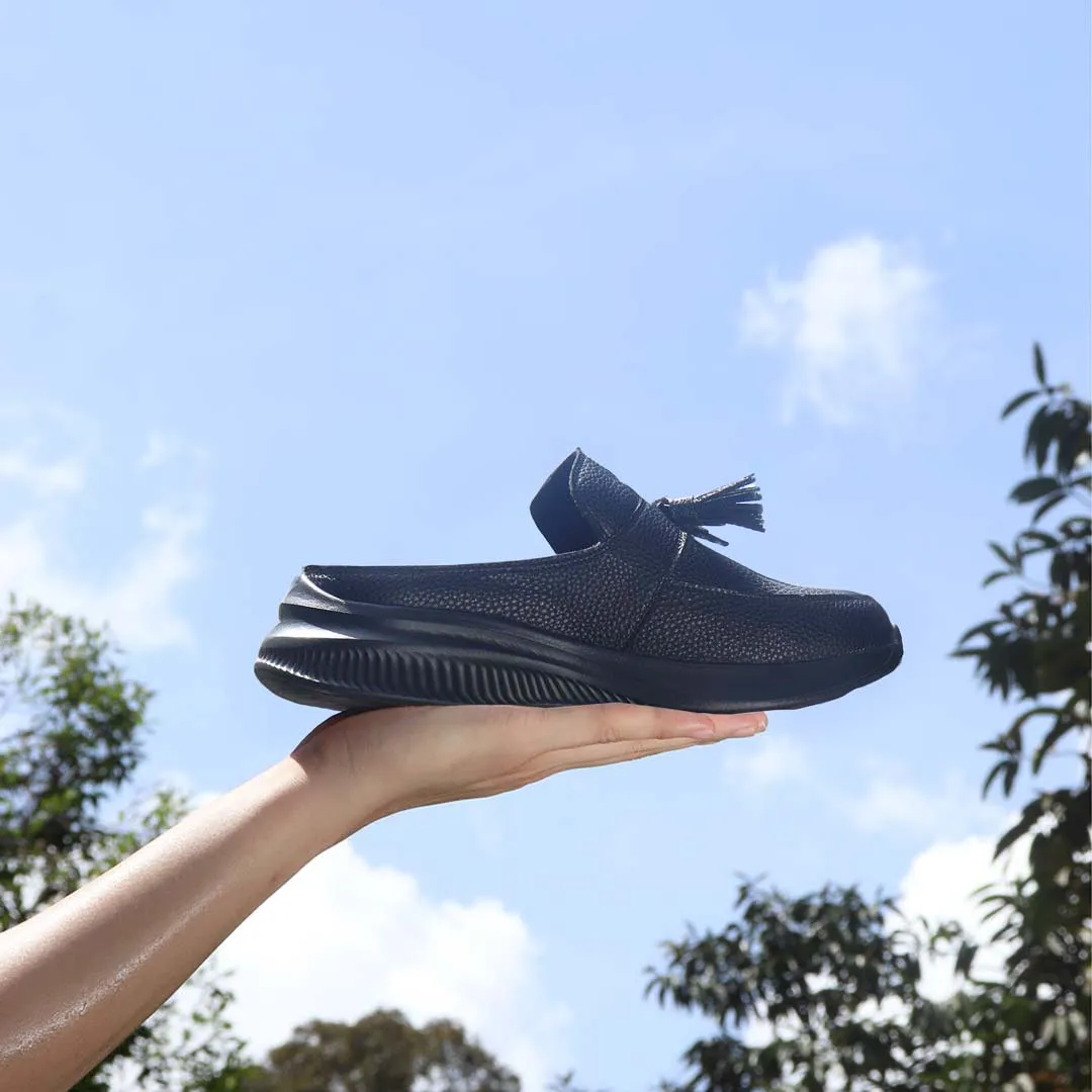 [Pre-Order] Feather-Light Tassel Slide-On Loafers 1.25"inch [Cozy Wear Series][Smaller Fit]