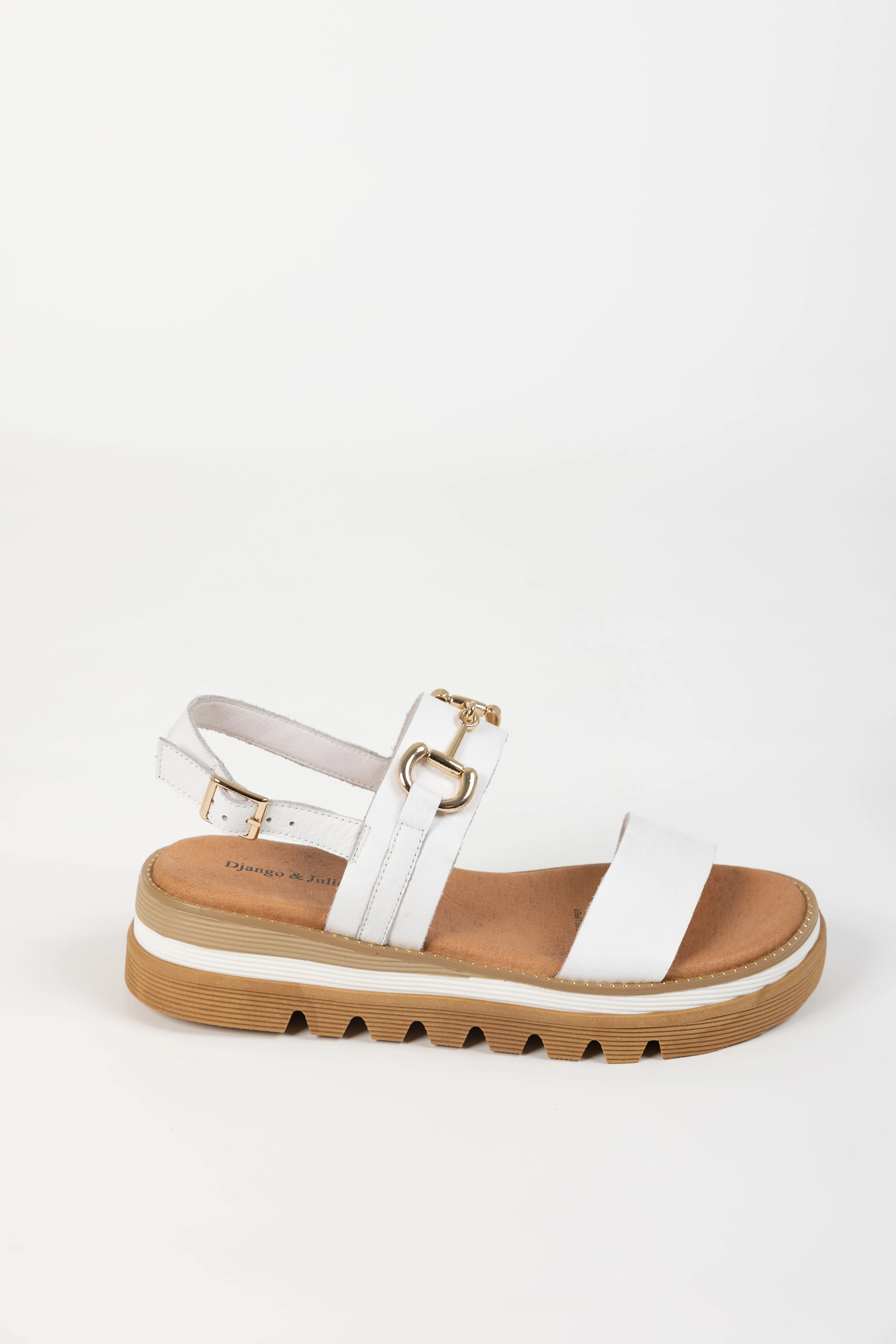 SABRI SANDALS WHITE LEATHER