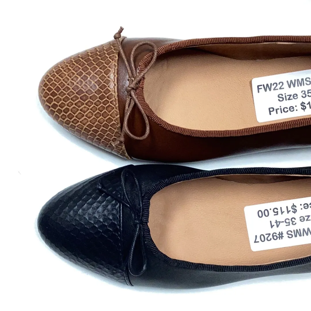 SALE FW22 Ralph Miguel Doria Leather Ballerina Flat