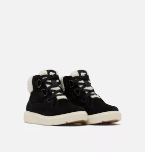 Sorel Women's Sorel Explorer III NW Lace Waterproof Lace-Up Boots-Black, Sea Salt