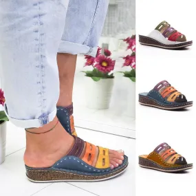 Stylish Colorblock Sandals