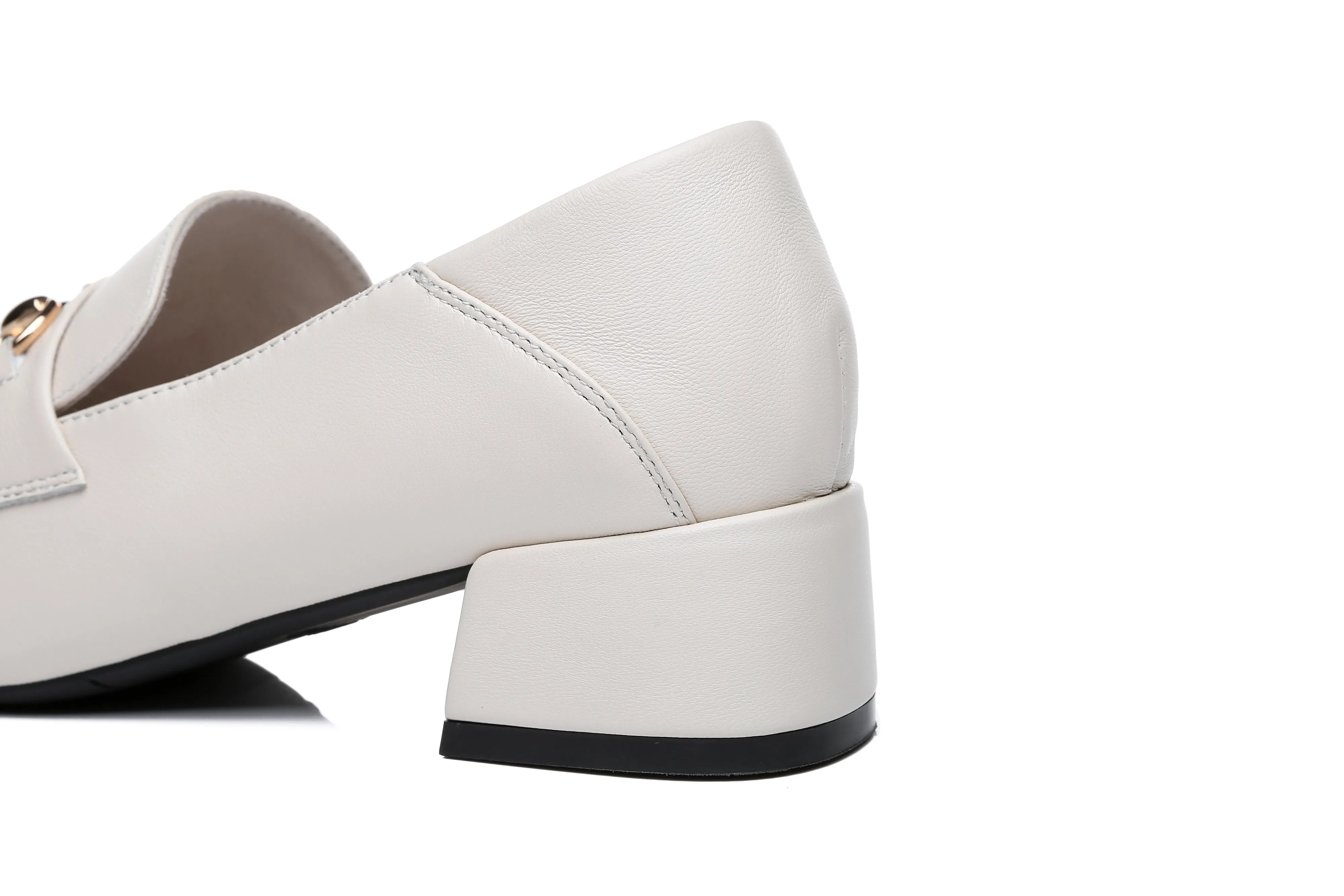 TARRAMARRA® Women Mia Leather Low Block Heels