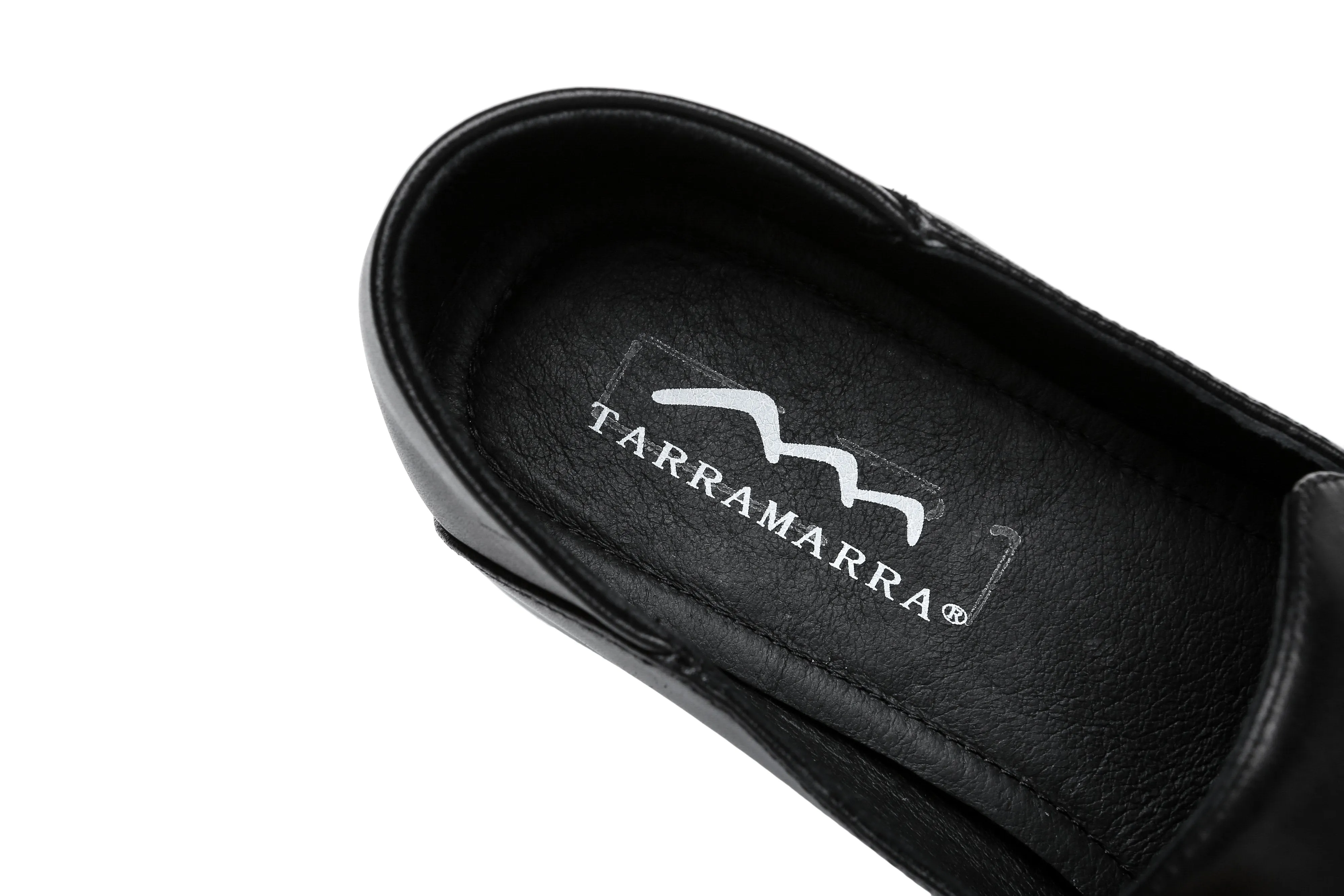 TARRAMARRA® Women Mia Leather Low Block Heels