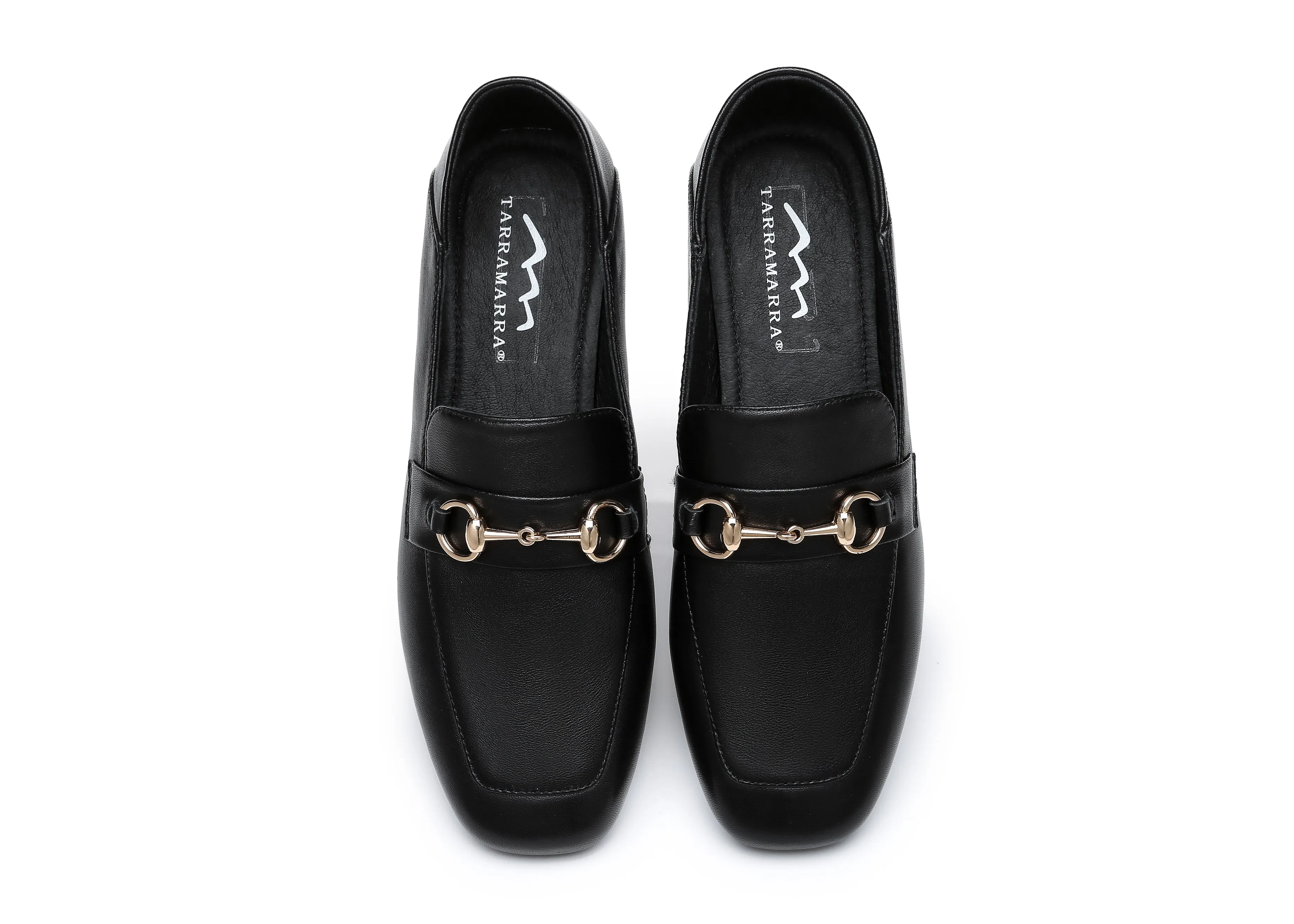 TARRAMARRA® Women Mia Leather Low Block Heels