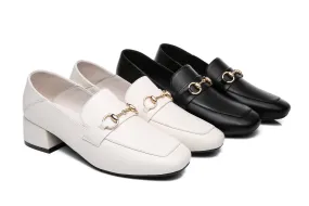 TARRAMARRA® Women Mia Leather Low Block Heels