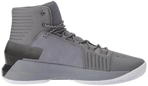 Under Armour Men's Drive 4 Basketball Shoe, Zinc Gray (101)/Black, 8.5